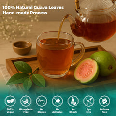 Lavitali, Guava Leaves Tea Bags | 100% Pure Herbal Tea | Caffeine-Free, No Sugar, Eco-Friendly Filter Bags | Daily Natural Botanical, Hot or Iced Herbal Infusion