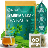 Lavitali, Gymnema Leaves Tea Bags | 100% Pure Herbal Tea | Caffeine-Free, Antioxidant-Rich, Eco-Friendly Filter Bag | Daily Natural Botanical, Hot or Iced Herbal Infusion