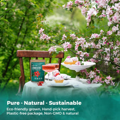 Lavitali, Hibiscus Tea Bags | 100% Pure Herbal Tea | Caffeine-Free, Antioxidant-Rich, Eco-Friendly Filter Bags | Daily Natural Botanical, Hot or Iced Floral Infusion