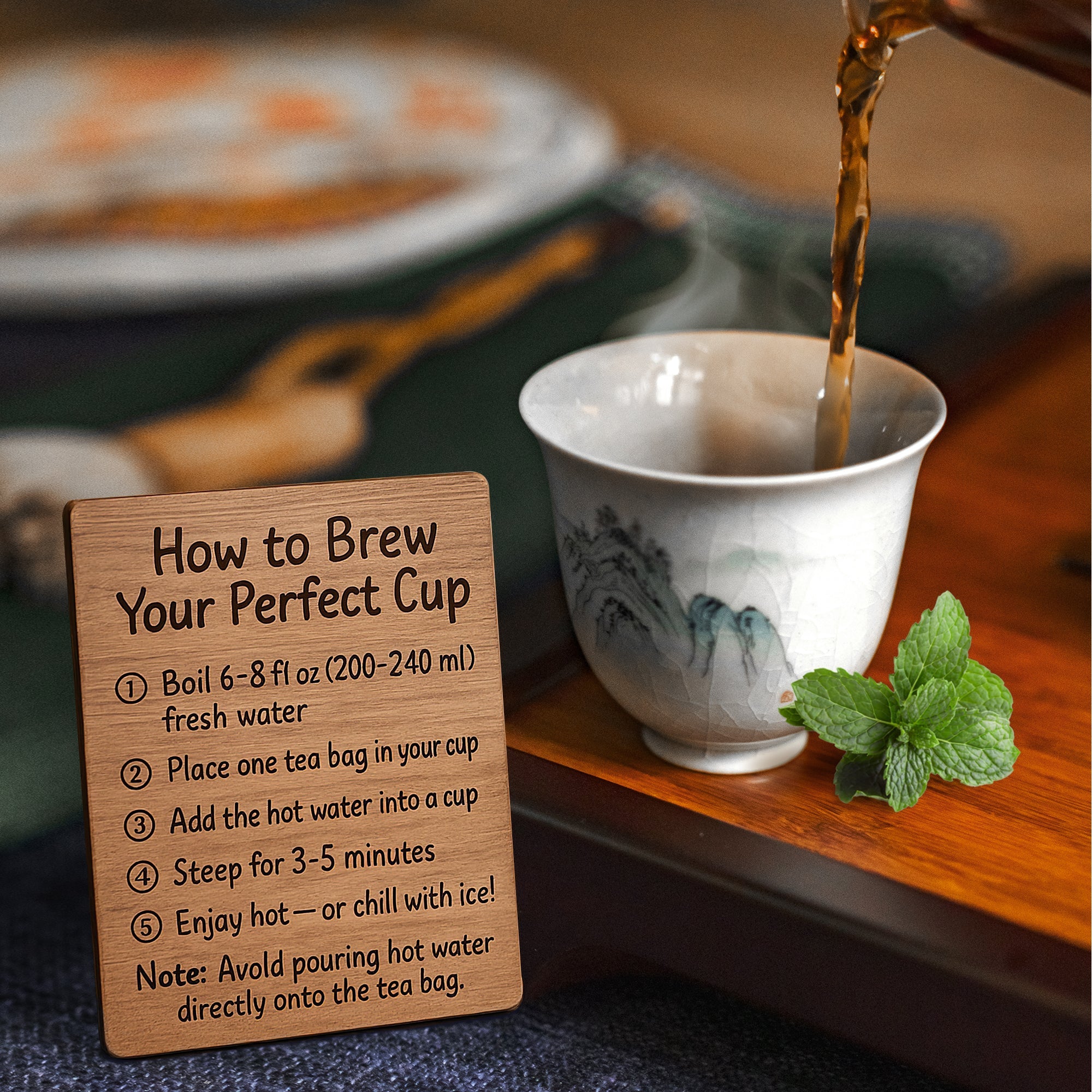 Lavitali, Spearmint Leaves Tea Bag | 100% Pure Herbal Tea | Caffeine-Free, Antioxidant-Rich, Eco-Friendly Filter Bag | Daily Natural Botanical, Hot or Iced Herbal Infusion