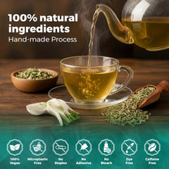 Lavitali, Fennel Tea Bags | 100% Pure Herbal Tea | Caffeine-Free, Natural Essential Oil, Eco-Friendly Filter Bag | Daily Natural Botanical, Hot or Iced Herbal Infusion