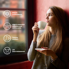 Lavitali, Moringa Leaves Tea Bags | 100% Pure Herbal Tea | Caffeine-Free, Eco-Friendly Filter Bags | Daily Natural Botanical, Hot or Iced Herbal Infusion