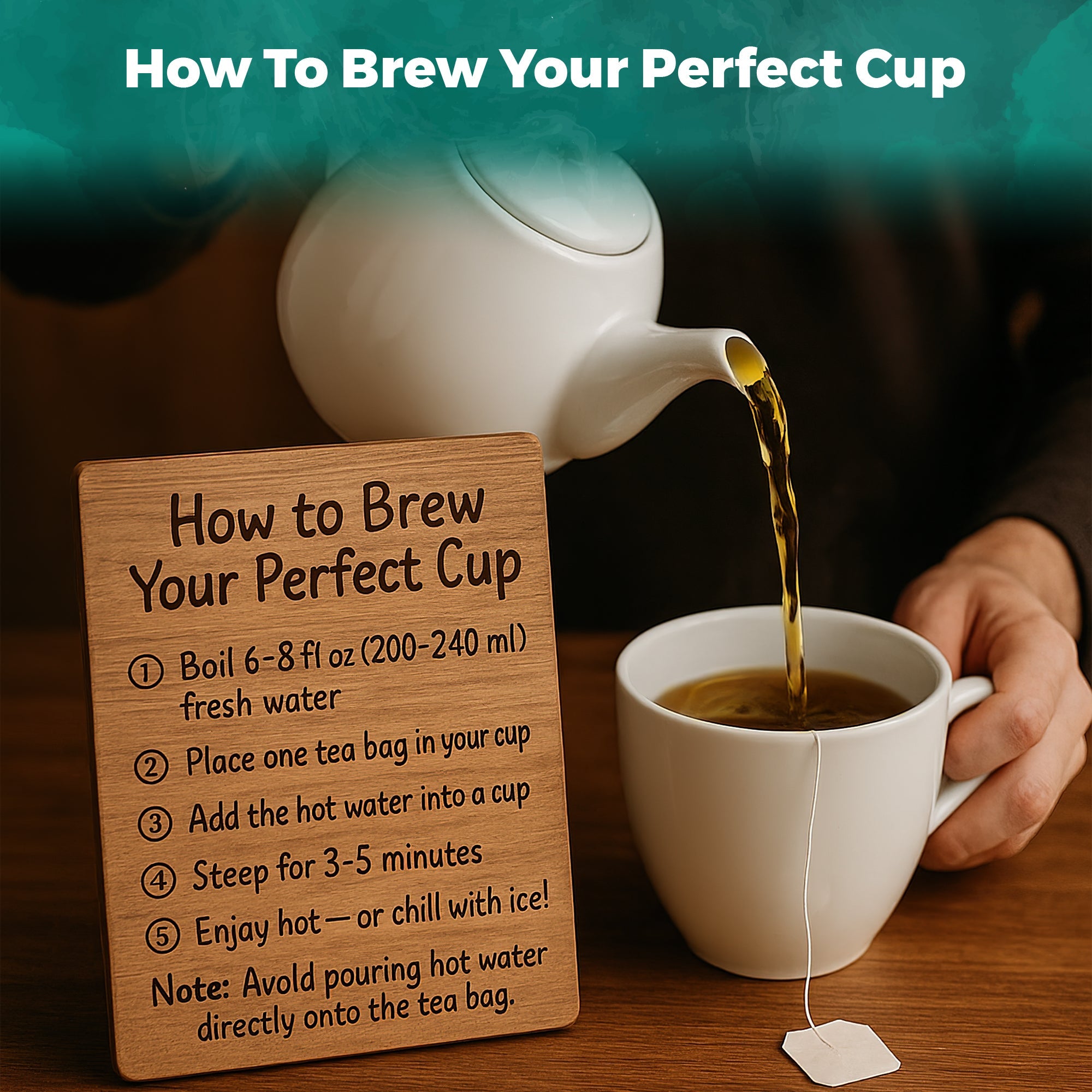 Lavitali, Mullein Leaves Tea Bags | 60 bags, 100% Pure Herbal Tea | Caffeine-Free, No Sugar, Eco-Friendly Filter Bags | Daily Natural Botanical, Hot or Iced Herbal Infusion